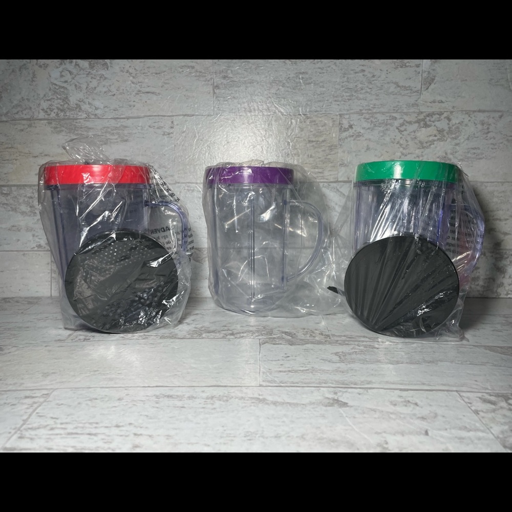 3 Magic Bullet Blender Mugs Cups Replacement Parts